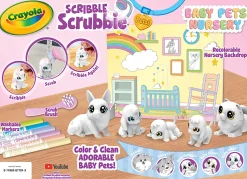 Crayola Scribble Scrubbie Baby Pets, Nursery Playset