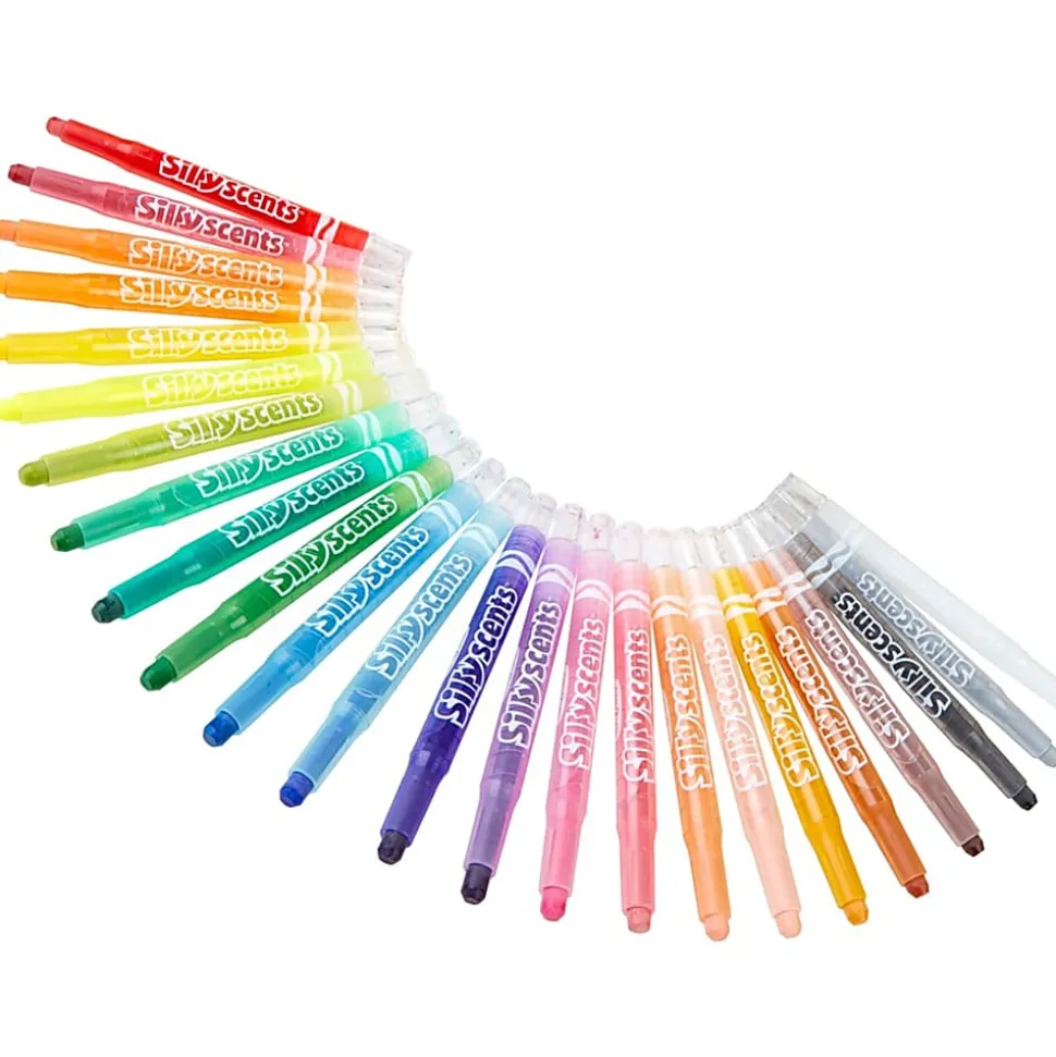 Crayola® Silly Scents Smashups Twistable Crayons, Assorted Colors, Box Of 24 Crayons
