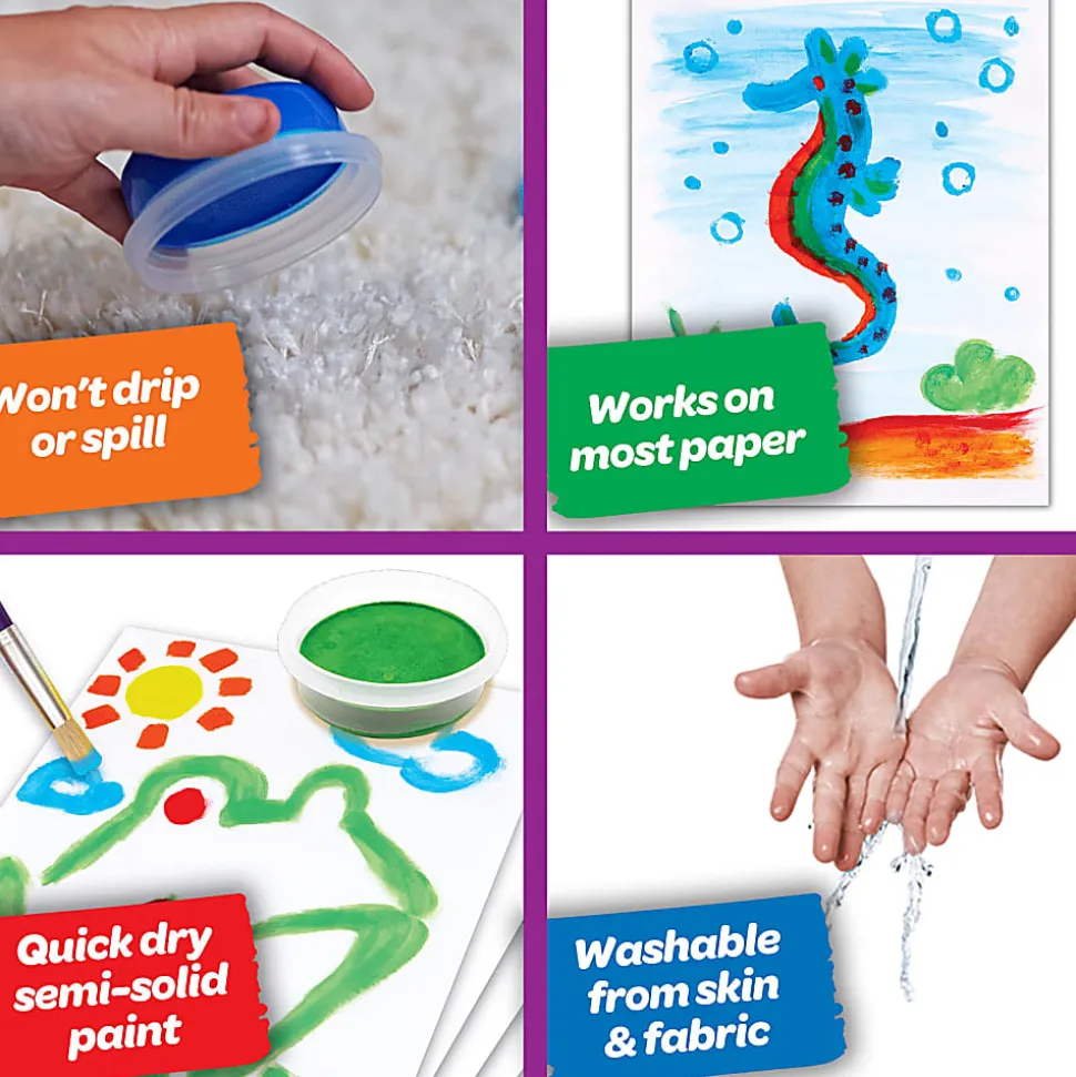 Crayola® Spill-Proof Kids' Washable Paint Set