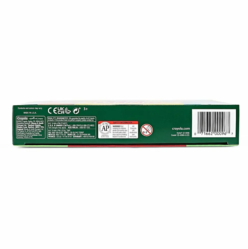 Crayola® Standard Crayons With Built-In Sharpener, Assorted Colors, Big Box Of 96 Crayons