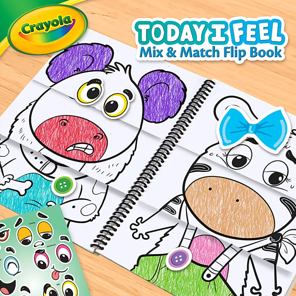 Crayola Today I Feel - Interactive Lift the Flap Flip Book