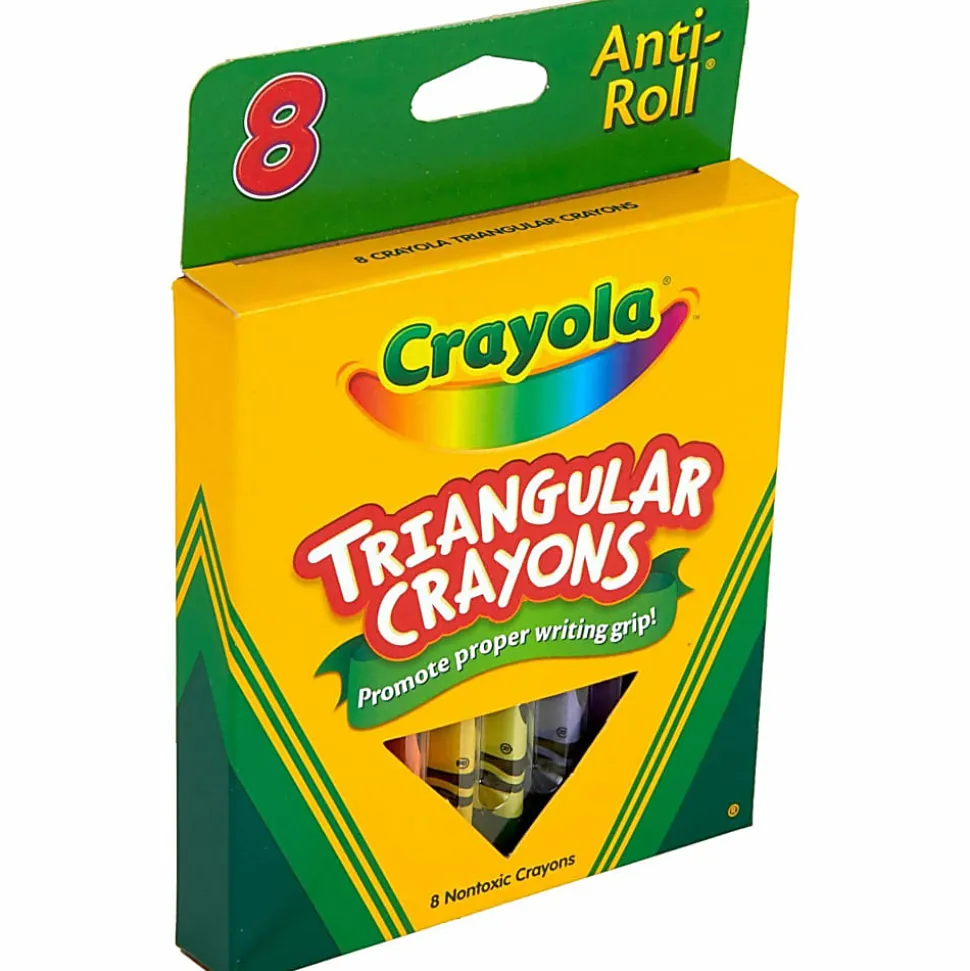 Crayola® Triangular Crayons, Box Of 8