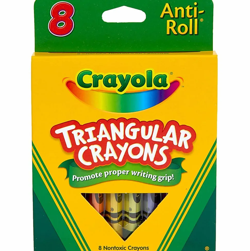 Crayola® Triangular Crayons, Box Of 8
