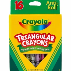 Crayola® Triangular Crayons, Box of 16