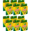 Crayola Triangular Crayons, Large Size, Assorted Colors, 8 Crayons Per Box, Set Of 12 Boxes
