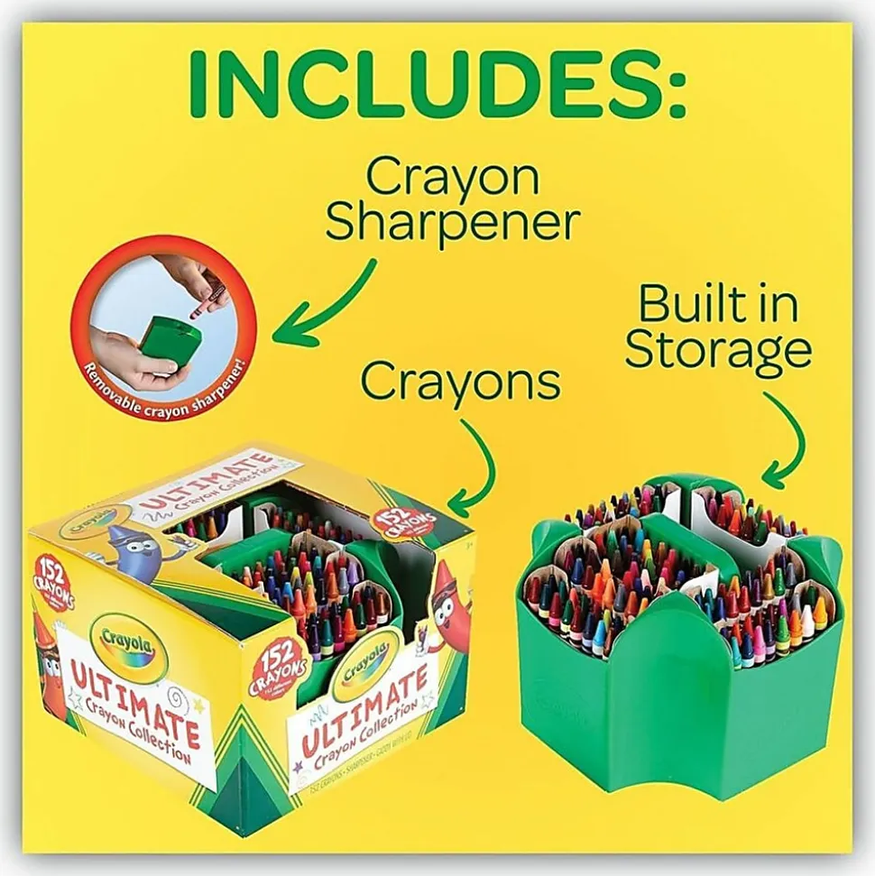 Crayola® Ultimate Crayon Case, Assorted Colors, Pack Of 152