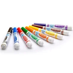 Crayola Ultra-Clean Markers, Pack Of 6 Boxes, Conical Tip, Classic Colors, 8 Markers Per Box