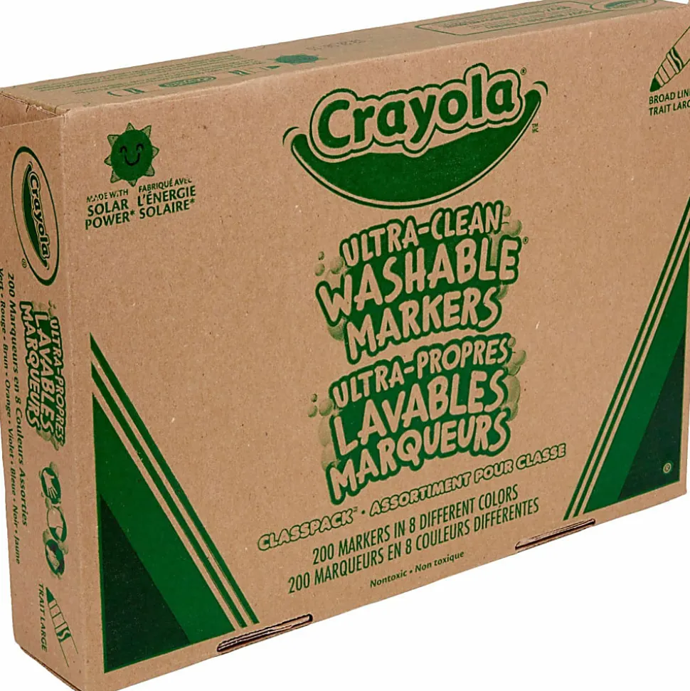 Crayola® Washable Broad-Line Marker Classpack®, Pack Of 200