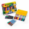 Crayola® Washable Markers, Set Of 64 Markers, Conical Point, Assorted Colors