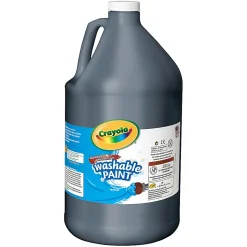 Crayola® Washable Paint, Black, Gallon