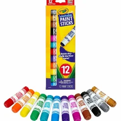 Crayola® Washable Paint Sticks, Assorted Colors, Pack Of 12 Sticks