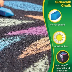 Crayola® Washable Sidewalk Chalk, 4