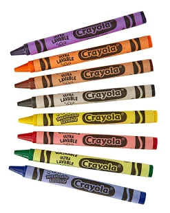 Crayola® Washable Ultra Clean Crayons, 6-1/4