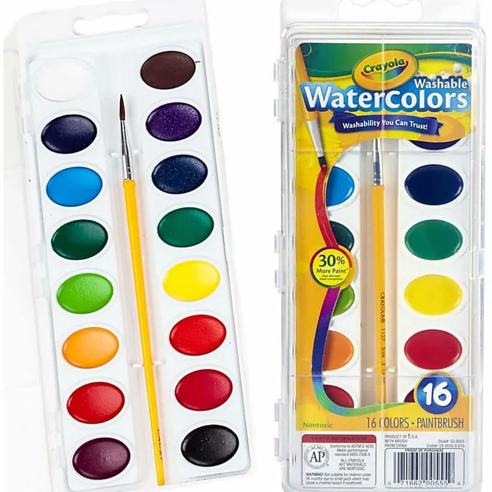Crayola® Washable Watercolor Paint Set