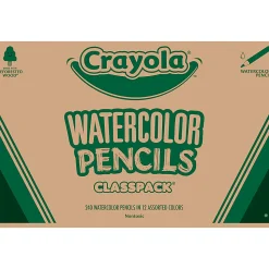 Crayola Watercolor Colored Pencils, Assorted Colors, Classpack Of 240 Pencils