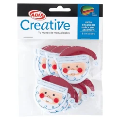 Creative Christmas Crafts, Felt Santa Claus Cutouts