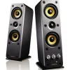 Creative GigaWorks T40 2.0 Speaker System - 32 W RMS - Glossy Black - 50 Hz to 20 kHz
