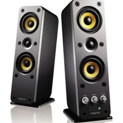 Creative GigaWorks T40 2.0 Speaker System - 32 W RMS - Glossy Black - 50 Hz to 20 kHz