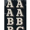 Creative Start® Chalk Letters, 3", Block, Black/Light Gray, Pack Of 84
