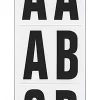 Creative Start® Self-Adhesive Letters, Numbers and Symbols, 3", Block, White, Pack of 80