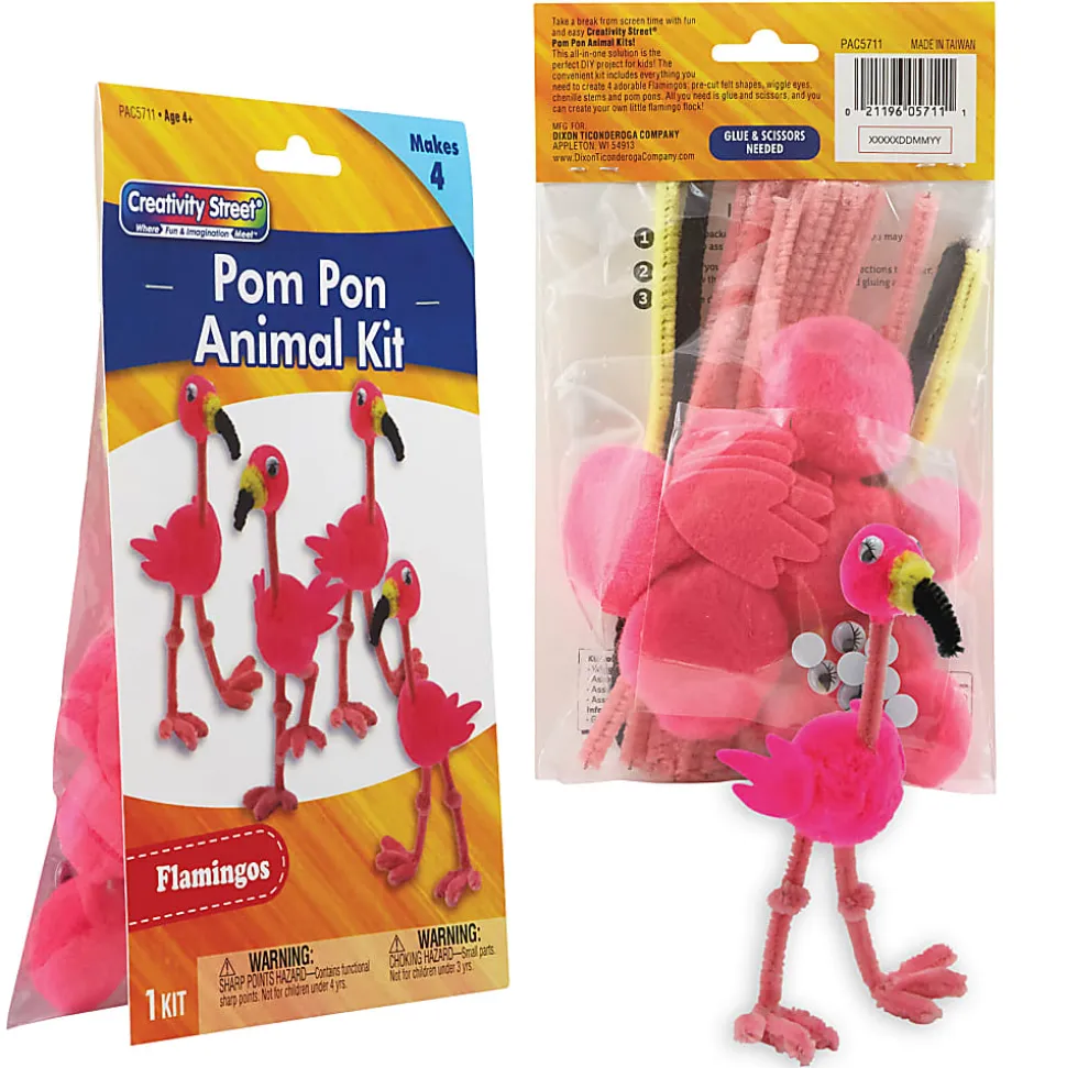 Creativity Street Foam Animal Craft Kits, Pack Of 4 Kits