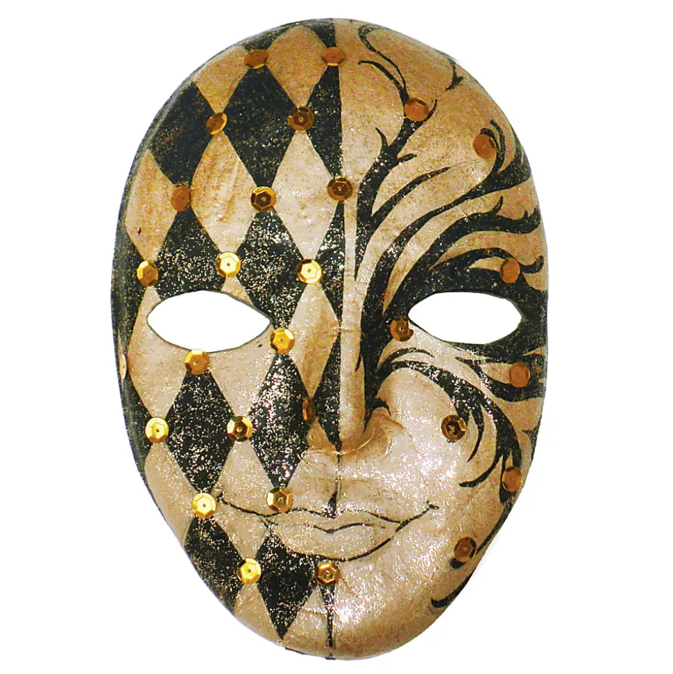 Creativity Street Papier Mache Masks, 8" x 5-1/4", Tan, Pack Of 12 Masks