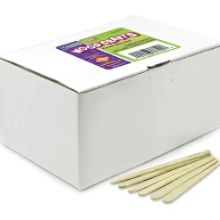 Creativity Street Wood Crafts Economy Craft Sticks, 4-1/2" x 3/8", Natural, Box of 1,000