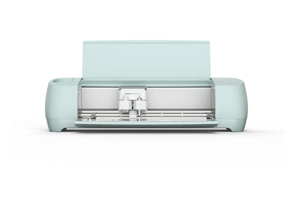 Cricut Explore 3, 7"H x 22-3/16"W x 5-15/16"D, Seafoam