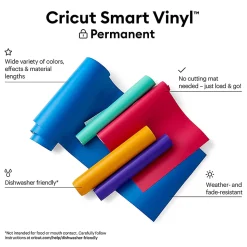 Cricut® Smart Permanent Vinyl, 13" x 48", Red