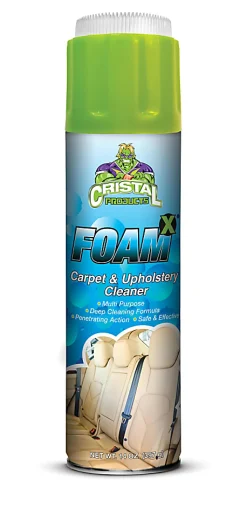 Cristal Foam X Carpet And Upholstery Cleaner, 14 Oz