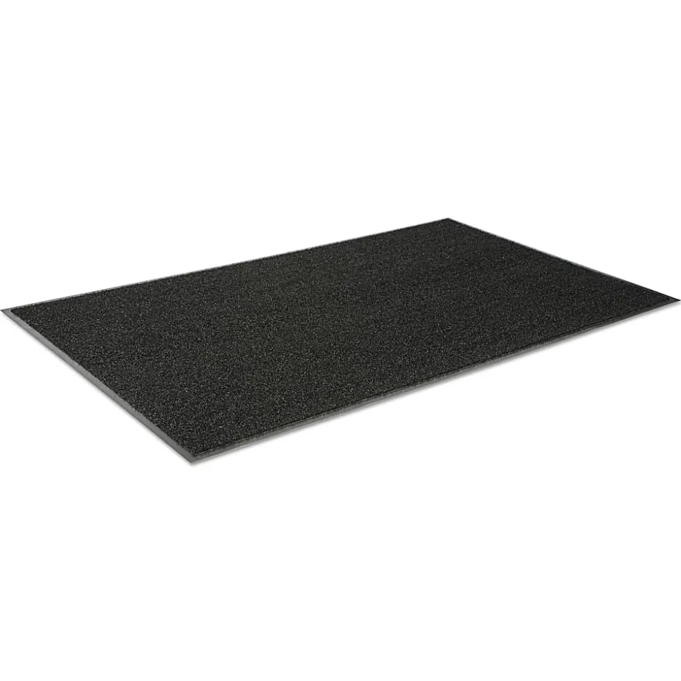 Crown Jasper Indoor/Outdoor Scraper Mat, 3' x 5', Black