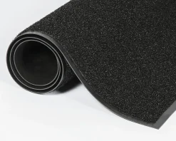 Crown Jasper Indoor/Outdoor Scraper Mat, 3' x 5', Black