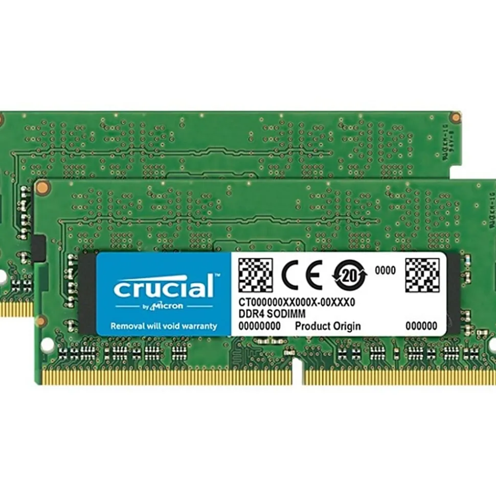 Crucial DDR4 Kit, 32GB: 2 x 16 GB, CT2K16G4SFD8266