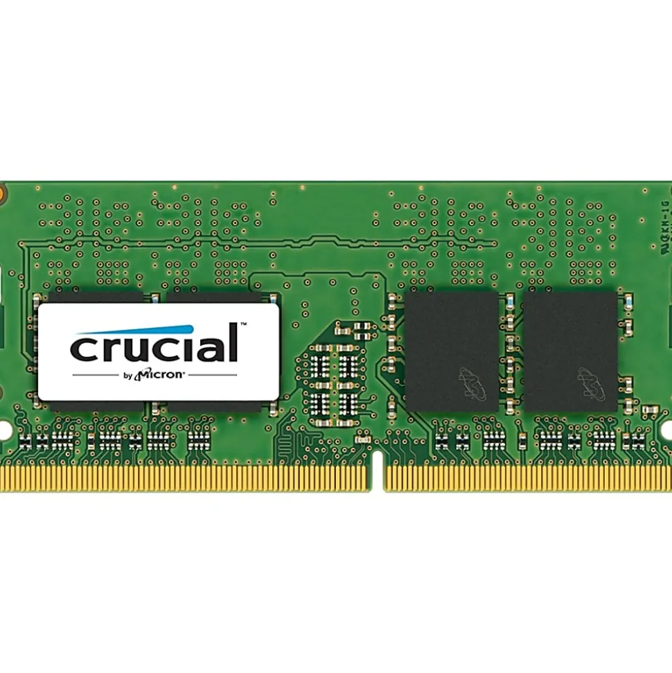 Crucial 8GB DDR4 SDRAM Memory Module - 8 GB - DDR4-2400/PC4-19200 DDR4 SDRAM - 2400 MHz - CL17 - 1.20 V - Unbuffered - 260-pin - SoDIMM