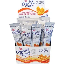 Crystal Light® On-The-Go Mix Sticks, Classic Orange, 0.16 Oz, Box Of 30