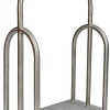 CSL Trident Luggage Cart, 77"H x 44"W x 24"D, Silver/Gray