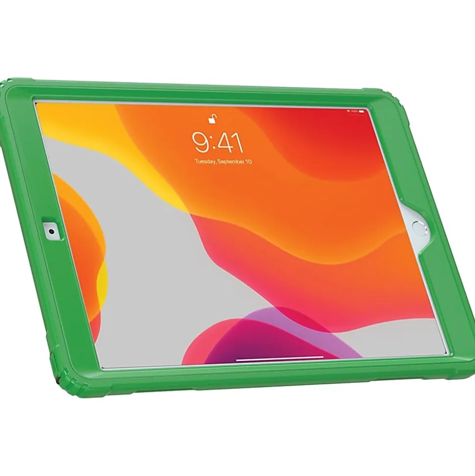 CTA Digital Magnetic Splash-Proof Case For Apple iPad 7th/ 8th/ 9th Gen 10.2, iPad Air 3, iPad Pro 10.5, Green