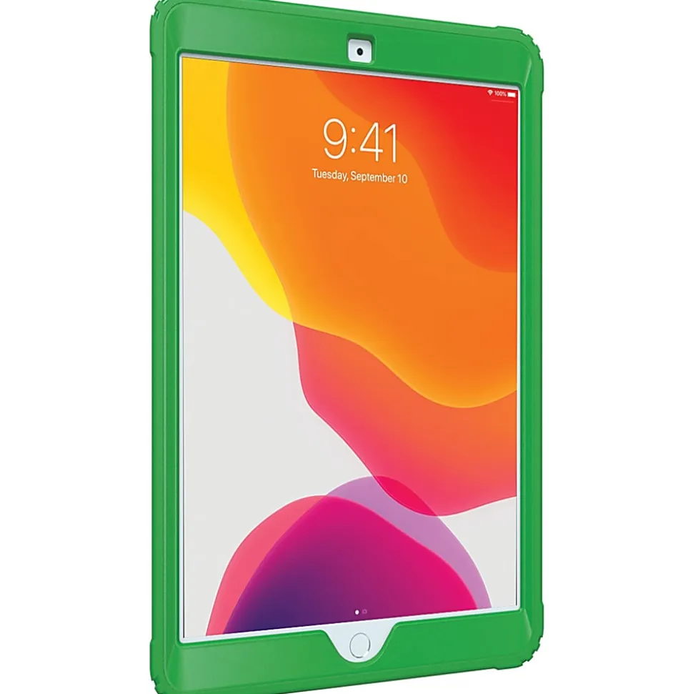 CTA Digital Magnetic Splash-Proof Case For Apple iPad 7th/ 8th/ 9th Gen 10.2, iPad Air 3, iPad Pro 10.5, Green