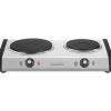 Cuisinart Countertop Double Burner Stove, Brushed Stainless Steel