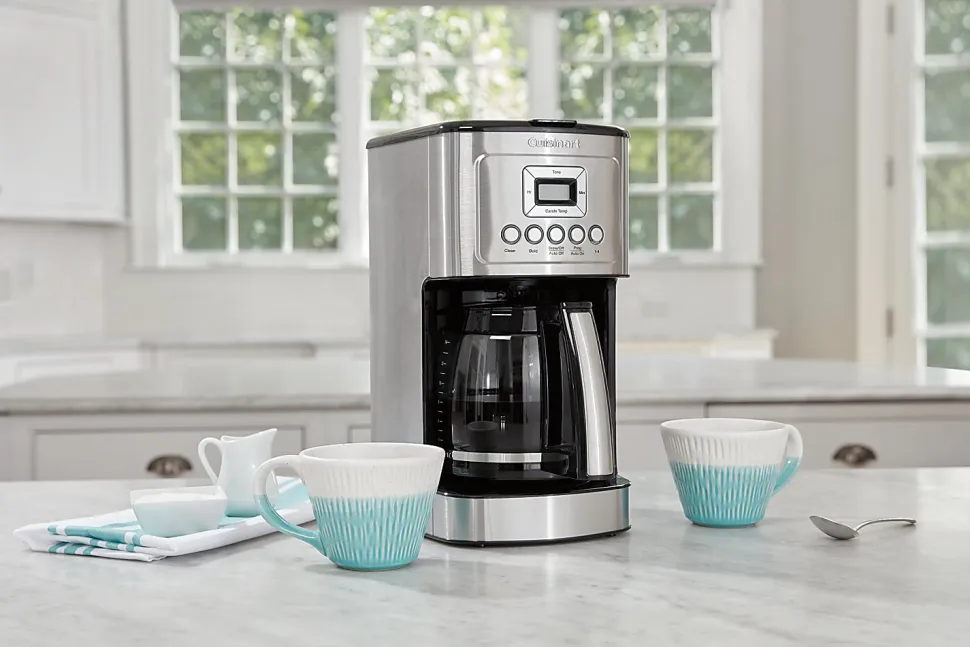Cuisinart DCC-3200 14-Cup Programmable Coffee Maker, Black/Stainless