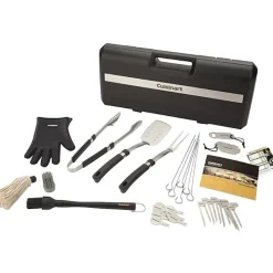 Cuisinart 36-Piece Backyard BBQ Tool Set, Silver, Total Qty 1