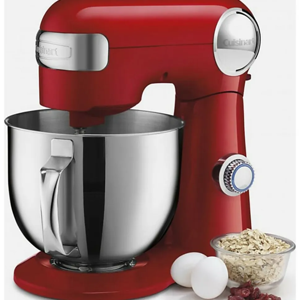 Cuisinart™ Precision Master Stand Mixer, 14-3/16” x 7-7/8” x 14-3/4”, Ruby Red