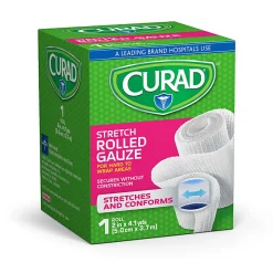 CURAD® Sterile Rolled Gauze, 2" x 4 1/8 Yd., White, Pack Of 24