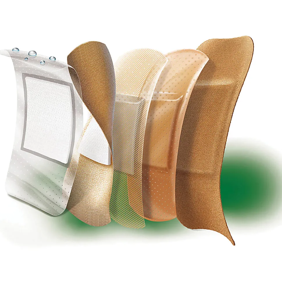 Curad Variety Pack 4-sided Seal Bandages - Assorted - Fabric, Plastic - 200 / Box