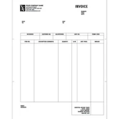 Custom Laser A/R Invoice For ACCPAC®, 8 1/2" x 11", 1 Part, Box Of 250