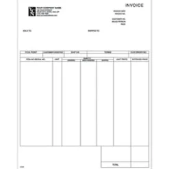 Custom Laser Invoice For Dynamics®/Solomon®, 8 1/2" x 11", 1 Part, Box Of 250
