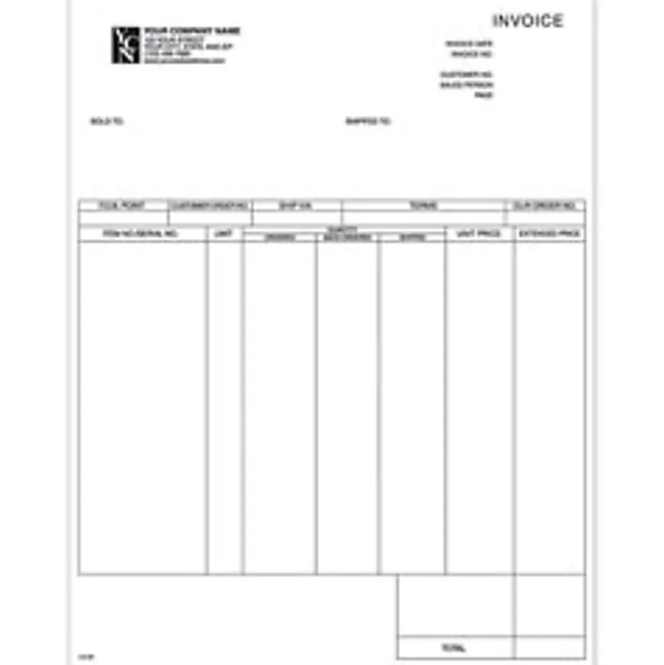 Custom Laser Invoice For Dynamics®/Solomon®, 8 1/2" x 11", 1 Part, Box Of 250