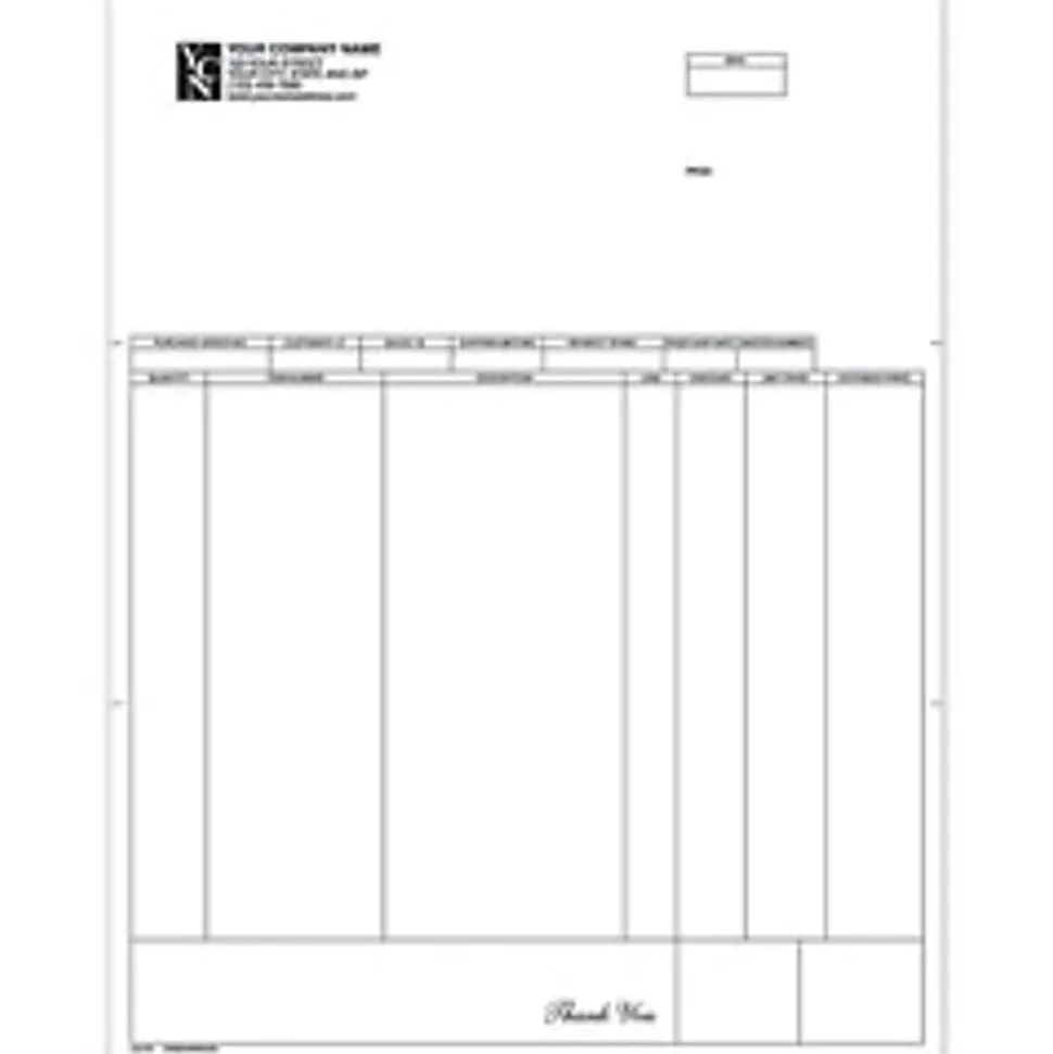 Custom Laser Invoice/Sales Order For Dynamics®/Great Plains®/Microsoft®, 8 1/2" x 11", 1 Part, Box Of 250
