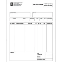 Custom Laser Purchase Order For ACCPAC®, 8 1/2" x 11", 1 Part, Box Of 250