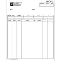 Custom LF-CI190 Laser Invoice For Sage Peachtree®, 8 1/2" x 11", 1 Part, Box Of 250